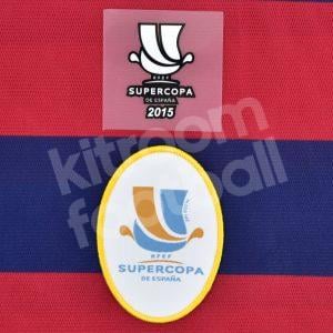 Official Reissue Supercopa 2015 Patch Barcelona vs Athletic Club
