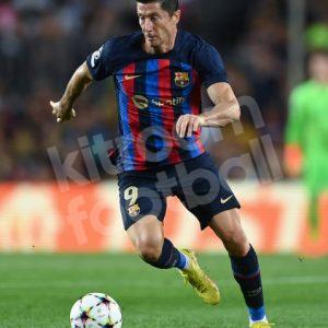 2022-23 Barcelona Home Shirt #9 LEWANDOWSKI Match Un Worn Issue UCL - Image 5