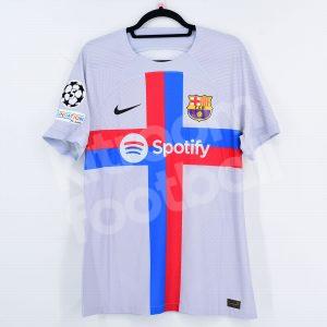 2022-23 Barcelona Third Shirt #9 LEWANDOWSKI Match Un Worn Issue UCL - Image 3