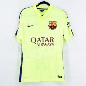 2014-15 Barcelona Third Shirt #15 DOUGLAS S. Match Un Worn La Liga M - Image 3