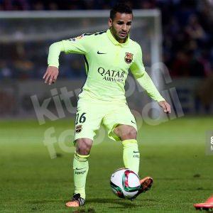 2014-15 Barcelona Third Shirt #15 DOUGLAS S. Match Un Worn La Liga M - Image 5