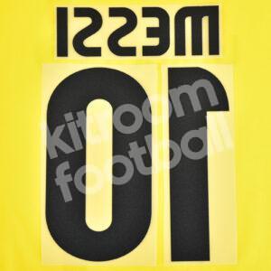 2008-10 Barcelona Name Number Set Away #10 MESSI Repro v1 - Image 3