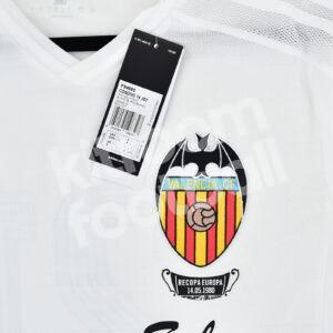 2014-15 Valencia CF Home Player Issue Shirt #21 PAREJO (L) Adidas Homenaje Recopa Europa 1980 - Image 3
