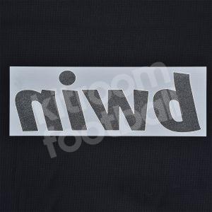 BWIN White Sponsor Patch Real Madrid With Transparent Border 27cm - Image 3