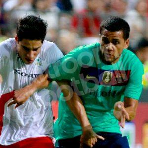 2010-11 Barcelona Preseason Herbalife Away Patch Sponsor Repro - Image 4