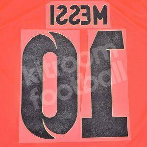 2014-15 Barcelona Away Name Number Set #10 MESSI Repro - Image 3