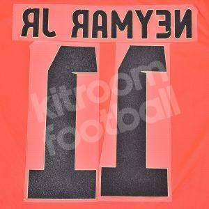 2014-15 Barcelona Away Name Number Set #11 NEYMAR JR Repro - Image 3