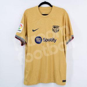2022-23 Barcelona Away Stadium Shirt #9 LEWANDOWSKI (XL) La Liga (DJ7675-715) - Image 3