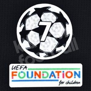 Original Player Issue UEFA Champions League Starball Milan 7 Winner Patch Set Sporting ID