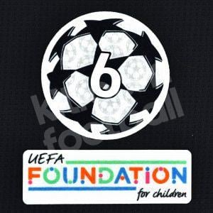 Original Player Issue UEFA Champions League Starball Bayer Munich Liverpool 6 Winner Patch Set Sporting ID