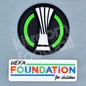 Original Player Issue 2021-24 UEFA Conference League Patch Set + Foundation Sporting ID