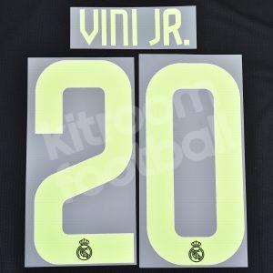2022-23 Real Madrid Third Name Number Set #20 VINI JR Cup Version Repro