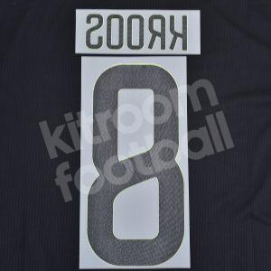 2022-23 Real Madrid Third Name Number Set #8 KROOS Cup Version Repro - Image 3