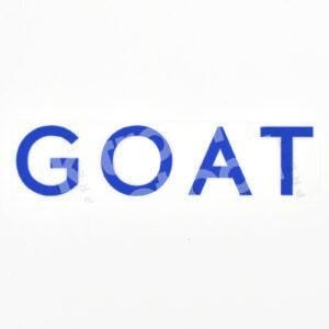 2022-23 PSG Paris Saint Germain GOAT Third Blue Sponsor Patch Repro - Image 1