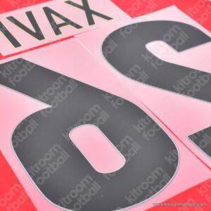 1998-99 Barcelona Home Name Number Set #26 XAVI Repro - Image 3