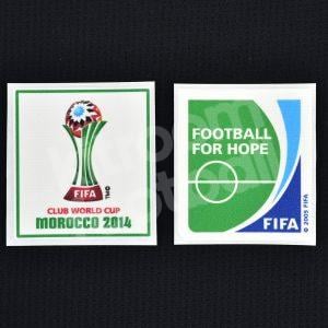 FIFA Club World Cup Morocco 2014 + Footbal for Hope Patch Repro