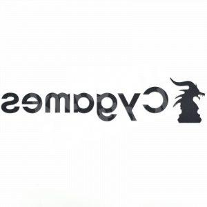 Juventus Cygames Sponsor Patch Black Repro (29 x 6,5) - Image 3