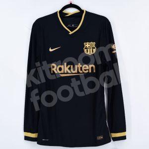 2020-21 Barcelona Away Shirt Player Issue BNWT L L/S Domestic - Image 1