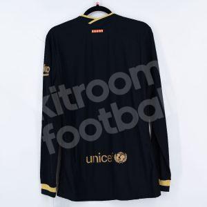 2020-21 Barcelona Away Shirt Player Issue BNWT L L/S Domestic - Image 3