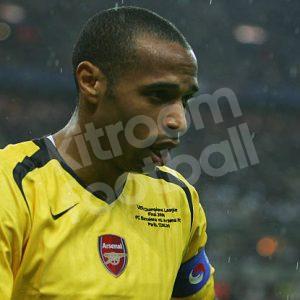 2006 Arsenal Player Issue Final Champions League Away Shirt #14 HENRY (Excellent) L - Image 5