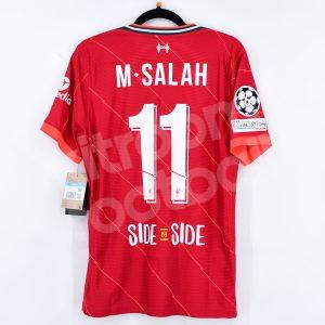 2021-22 Liverpool Home Shirt Match #11 M. SALAH BNWT M Final Champions League - Image 1