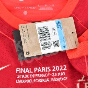 2021-22 Liverpool Home Shirt Match #11 M. SALAH BNWT M Final Champions League - Image 4
