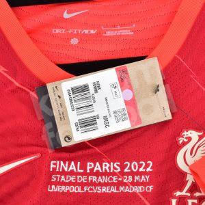 2021-22 Liverpool Home Shirt Match #11 M. SALAH BNWT L Final Champions League - Image 4