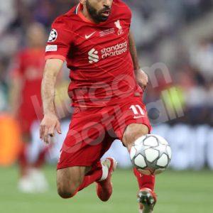 2021-22 Liverpool Home Shirt Match #11 M. SALAH BNWT L Final Champions League - Image 5