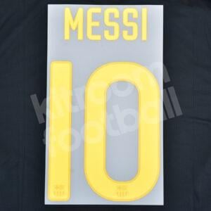 Official Reissue 2011-12 Barcelona Home Name Set #10 MESSI Sipesa