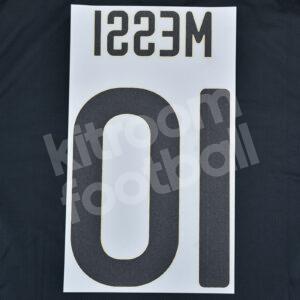 Official Reissue 2011-12 Barcelona Home Name Set #10 MESSI Sipesa - Image 3