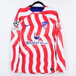 2022-23 Atletico Madrid Player Issue Home Shirt #8 GRIEZMANN LS M Champions League - Image 3