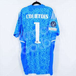 2022-23 Real Madrid Goalkeeper Shirt #1 COURTOIS UEFA Supercup 2022 BNWT L SS