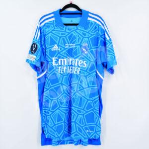 2022-23 Real Madrid Goalkeeper Shirt #1 COURTOIS UEFA Supercup 2022 BNWT L SS - Image 3