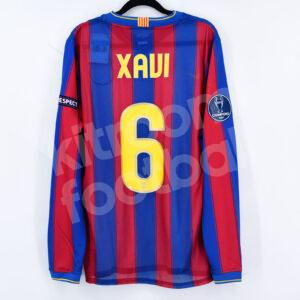 2009-10 Barcelona Player Issue Home Shirt #6 XAVI Champions League BNWT M LS - Image 1