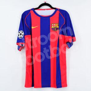 2004-05 Barcelona Retro Champions League Home Shirt #5 PUYOL