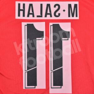 2018-22 Liverpool Home Name Number Set #11 M. SALAH Repro Champions League - Image 3