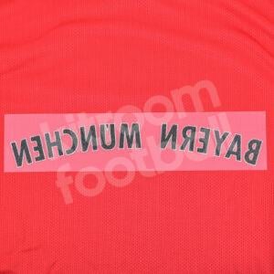 2013-17 Bayern Munchen Club Name Patch White Repro - Image 3