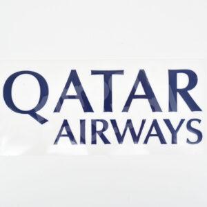 Qatar Airways Sponsor Patch Navy Blue Repro