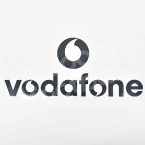 Manchester United Vodafone Sponsor Patch Black Repro