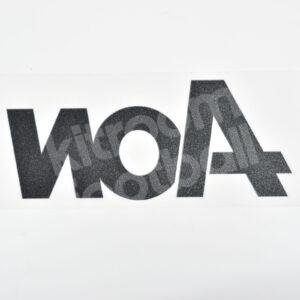 2010-14 Manchester United AON Sponsor Patch Black Repro - Image 3