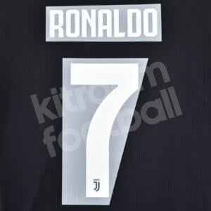 2019-20 Juventus Home Name Number Set #7 RONALDO Repro
