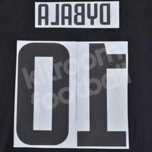 2019-20 Juventus Home Name Number Set #10 DYBALA Repro - Image 3