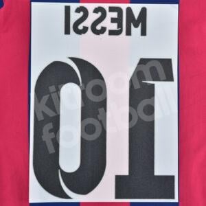 Official Reissue 2014-15 Barcelona Home Name Number Set #10 MESSI Sipesa - Image 3
