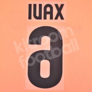 2008-10 Barcelona Away Name Number Set #6 XAVI Repro - Image 3