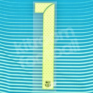 Original Player Issue 2016-17 Barcelona Third Number Match #1 Avery