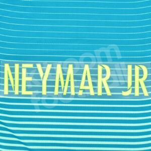 Original Player Issue 2016-17 Barcelona Third Name Block NEYMAR JR Avery