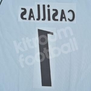 2005-06 Real Madrid Home Name Number Set #1 CASILLAS GK Repro - Image 3