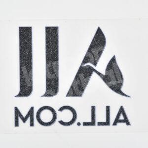 PSG Paris Saint Germain All .com Sponsor Patch Navy Blue Repro - Image 3