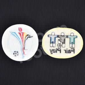 UEFA EURO Belgium Netherlands 2000 Patch + Fair Play Repro Parche Eurocopa - Image 3