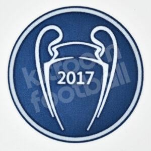 2017-18 Real Madrid UEFA Champions League Patch Winner 2017 Repro
